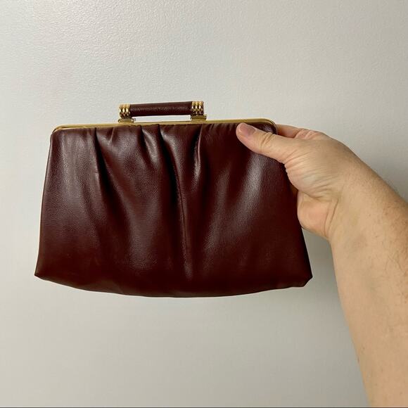 Ande Vintage 1970’s Leather Clutch Bag - Picture 4 of 5